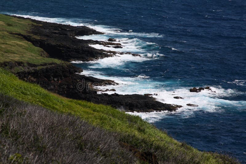 Küste Hawaii lizenzfreie stockfotos Küste Hawaii lizenzfreie stockfotos