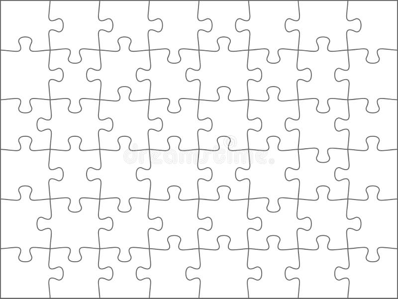 Gelostes Puzzle Stock Abbildung Illustration Von Puzzle 3811