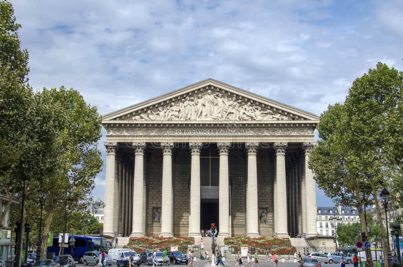 La Madeleine, París foto editorial. Imagen de maria, madeleina - 30180196