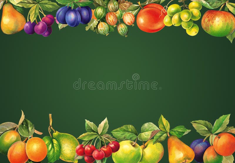 L'acquerello fruttifica lavagna Illustrazione per fondo, cartoline d'auguri, insegna, alimento sano, imparante media inviti e ot illustrazione vettoriale L'acquerello fruttifica lavagna Illustrazione per fondo, cartoline d'auguri, insegna, alimento sano, imparante media inviti e ot illustrazione vettoriale
