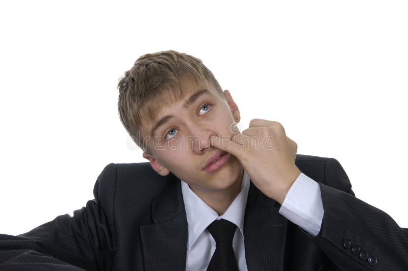 L'adolescente è inattivo fotografie stock