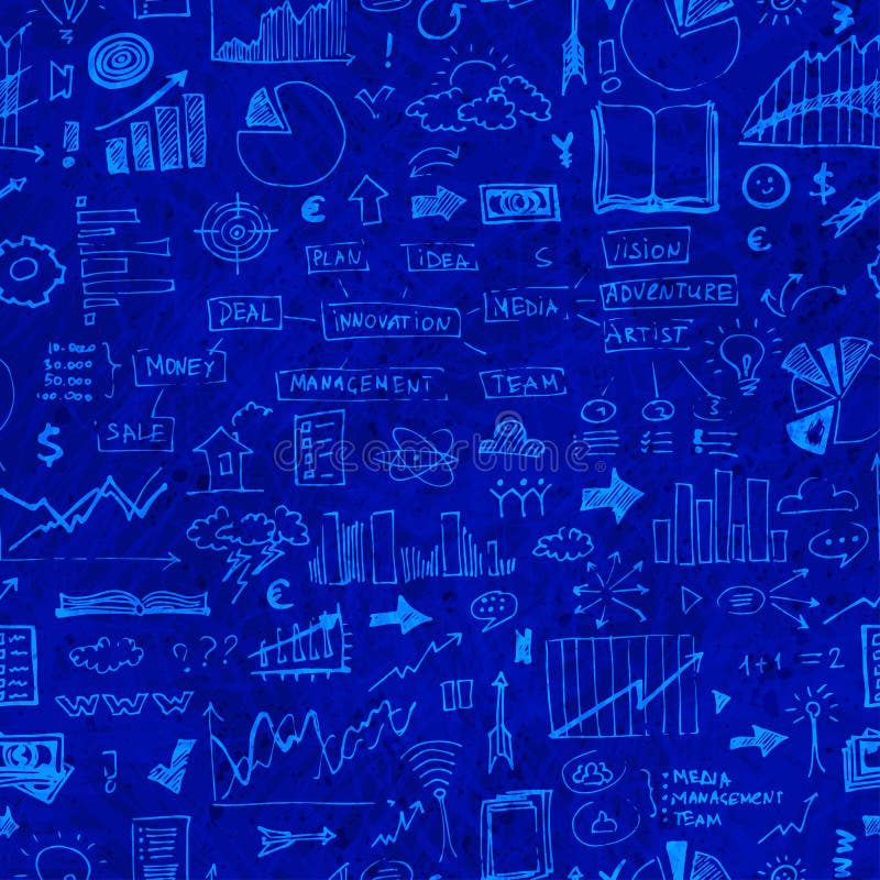 L'affare scarabocchia il modello senza cuciture Elementi di successo su fondo senza fine illustrazione vettoriale L'affare scarabocchia il modello senza cuciture Elementi di successo su fondo senza fine illustrazione vettoriale