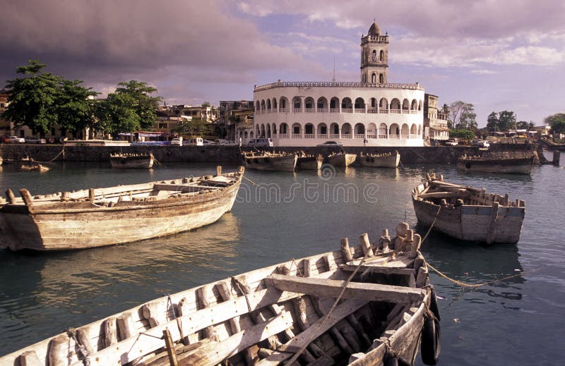 The mosque in the city of Moroni in the Island of Comoros in the Indian Ocean in Africa. The mosque in the city of Moroni in the Island of Comoros in the Indian Ocean in Africa