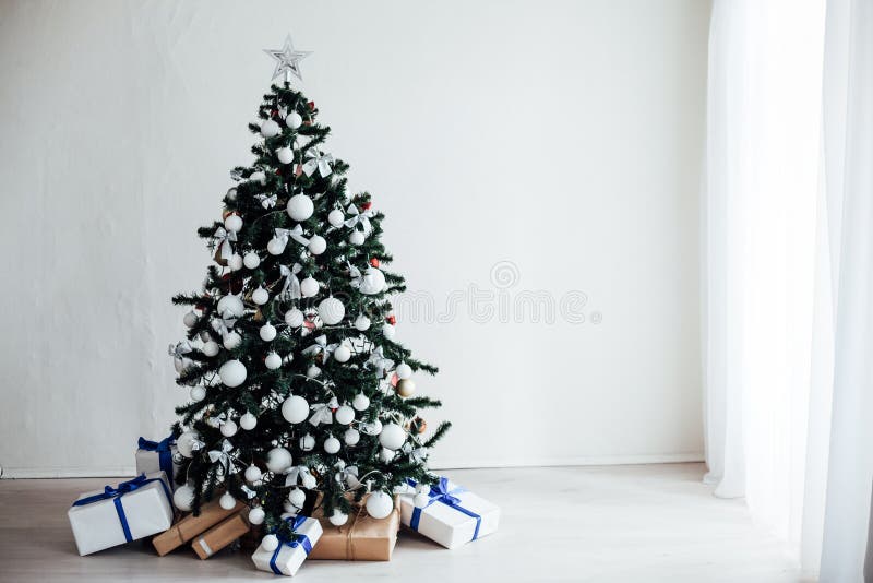 Christmas Decor Christmas tree on a white background 1. Christmas Decor Christmas tree on a white background 1