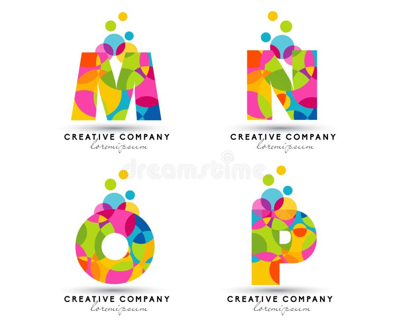 L'alphabet marque avec des lettres le logo illustration de vecteur L'alphabet marque avec des lettres le logo illustration de vecteur