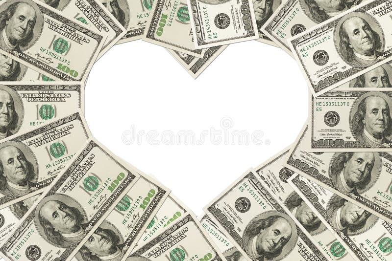 L'amore di soldi fotografie stock libere da diritti L'amore di soldi fotografie stock libere da diritti
