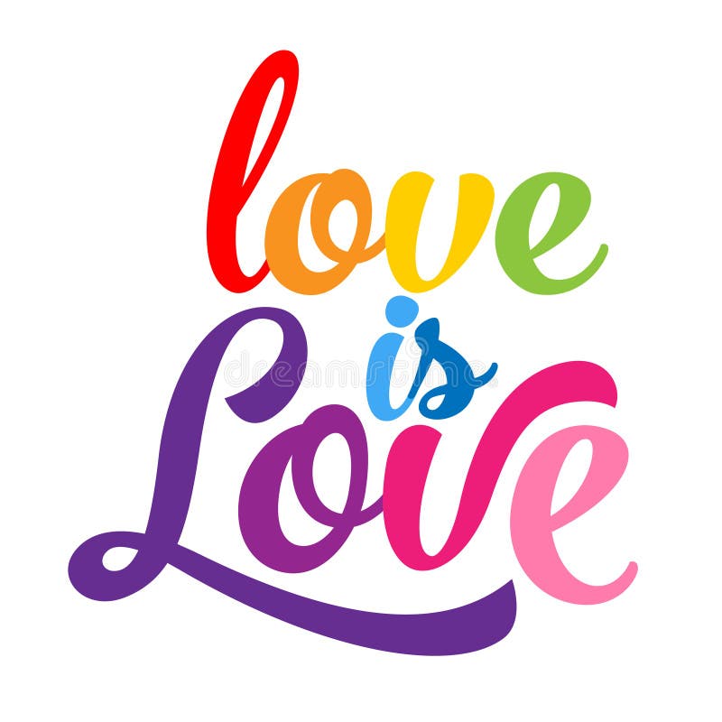 L'amore è amore - slogan di orgoglio di LGBT