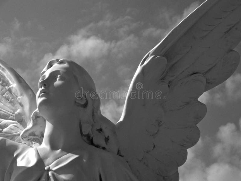 L'ange Regarde La Fenêtre Et Prie Symbole Religieux Image stock Image du prières, beau 141140579