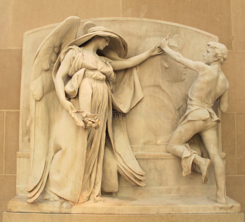 Come Si Chiama L'angelo Della Morte L'angelo Della Morte E Dello Scultore Immagine Editoriale - Immagine di