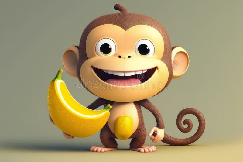 L Animação O Macaco Brincalhão : Um Desenho Animado Com Um Sorriso Super  Feliz E Um Detalhe Refinado Ilustração Stock - Ilustração de caracterizar,  macaco: 276265002