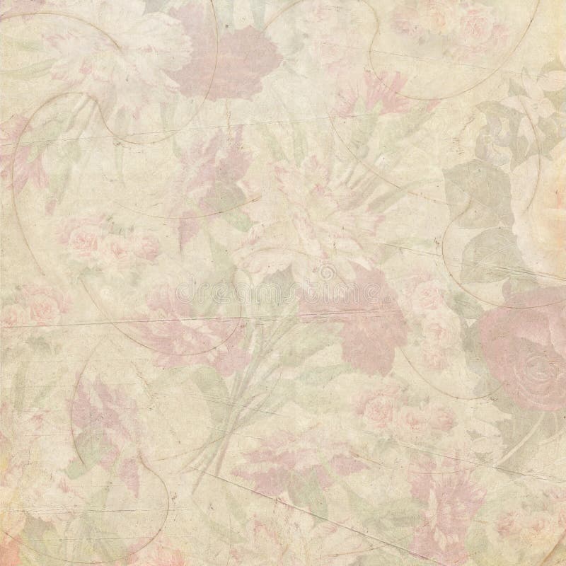 L'annata misera fiorisce il fondo fotografia stock L'annata misera fiorisce il fondo fotografia stock