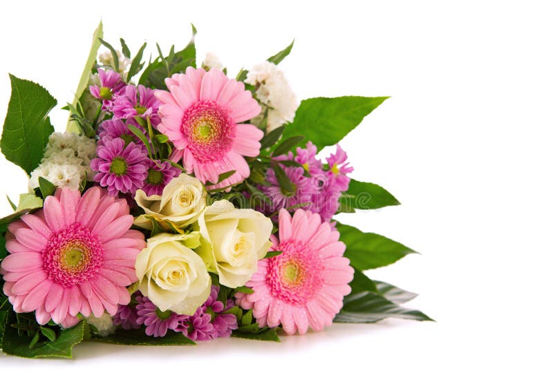 L'anniversaire fleurit le bouquet photos stock