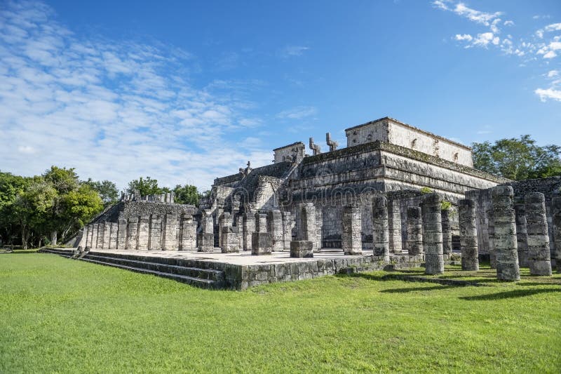 L'antico sindaco rovina il viaggio di Chichen itza messico immagini stock libere da diritti