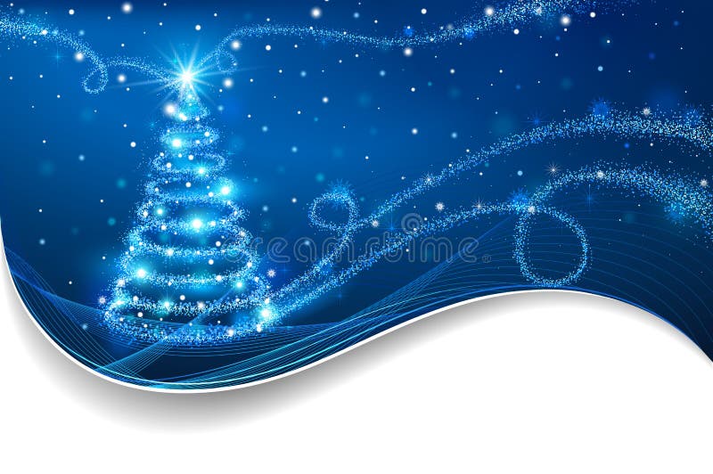 L'arbre de Noël magique illustration stock L'arbre de Noël magique illustration stock