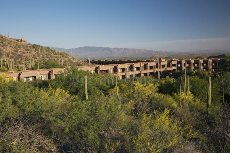 L'Arizona, Tucson, Etats-Unis, le 10 avril 2015, canyon de Loews Ventana, bar et grill volant de V