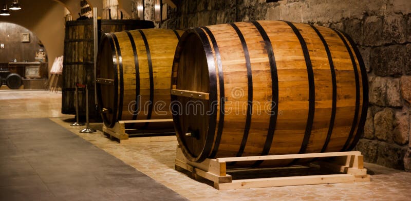 L'Arménie, barils de cognac images stock L'Arménie, barils de cognac images stock