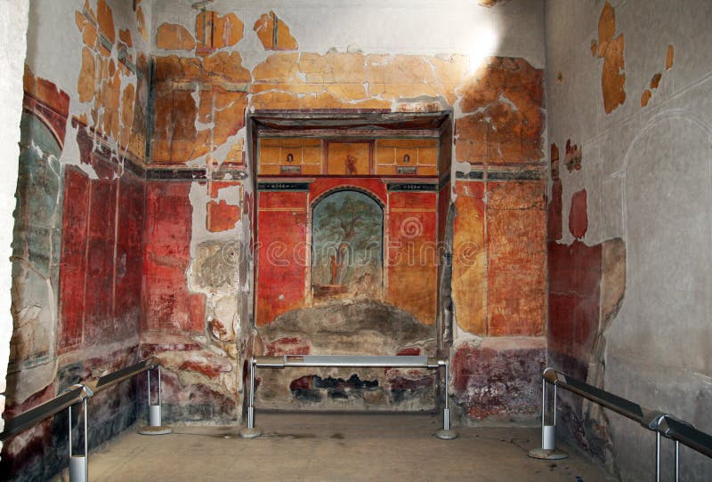 Peintures d'Oplontis image stock. Image du archéologie 41363259