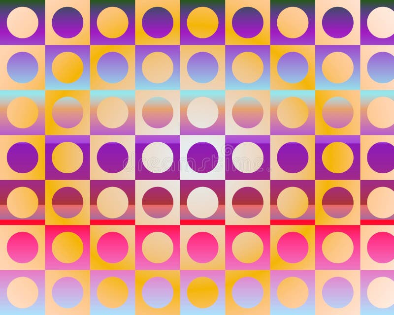 L'arte op va al partito nei cerchi da Gradient royalty illustrazione gratis L'arte op va al partito nei cerchi da Gradient royalty illustrazione gratis