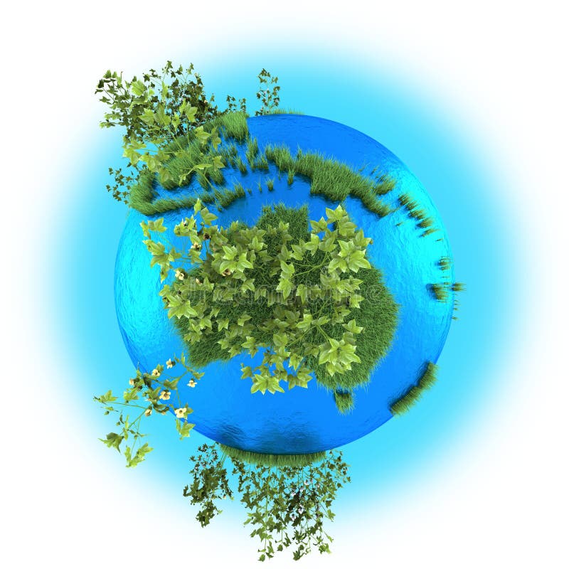 L'Australia Sulla Terra Del Illustrazione di Stock Illustrazione di ecologia,
