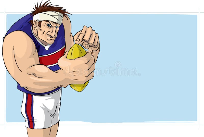 L'australiano regola il gioco del calcio royalty illustrazione gratis L'australiano regola il gioco del calcio royalty illustrazione gratis
