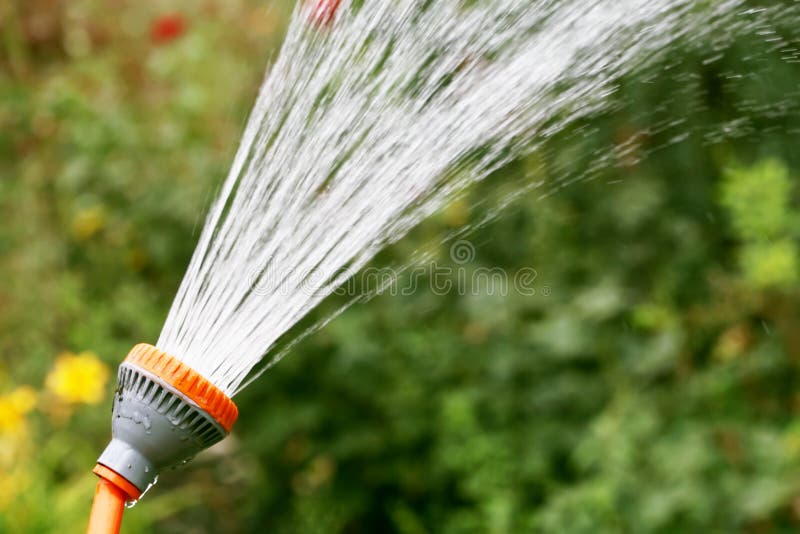 L'eau pleut à torrents le jardin photos stock L'eau pleut à torrents le jardin photos stock