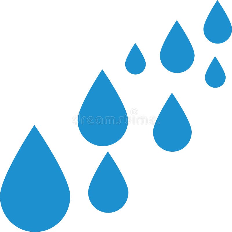 L'eau relâche le bleu illustration stock L'eau relâche le bleu illustration stock