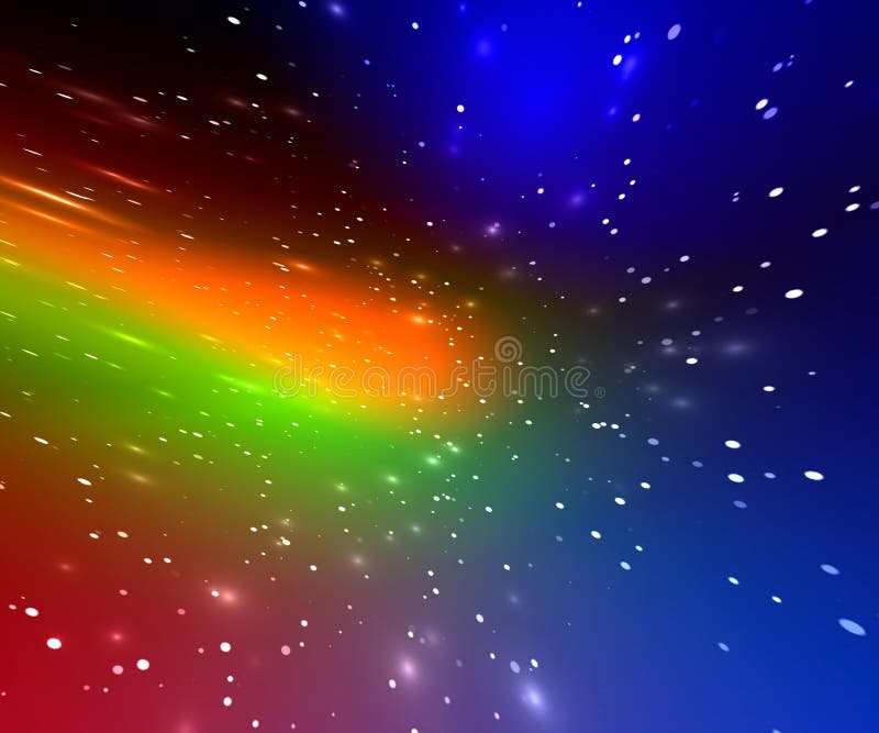 L'espace. Météore illustration libre de droits