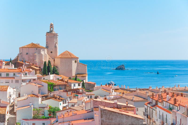 l'espagne catalonia Cadaques sur Costa Brava Les touris célèbres images libres de droits l'espagne catalonia Cadaques sur Costa Brava Les touris célèbres images libres de droits