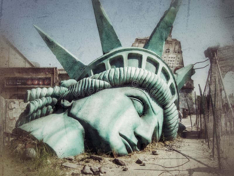 L'extrémité du monde Vision apocalyptique du futur monde photographie stock libre de droits L'extrémité du monde Vision apocalyptique du futur monde photographie stock libre de droits
