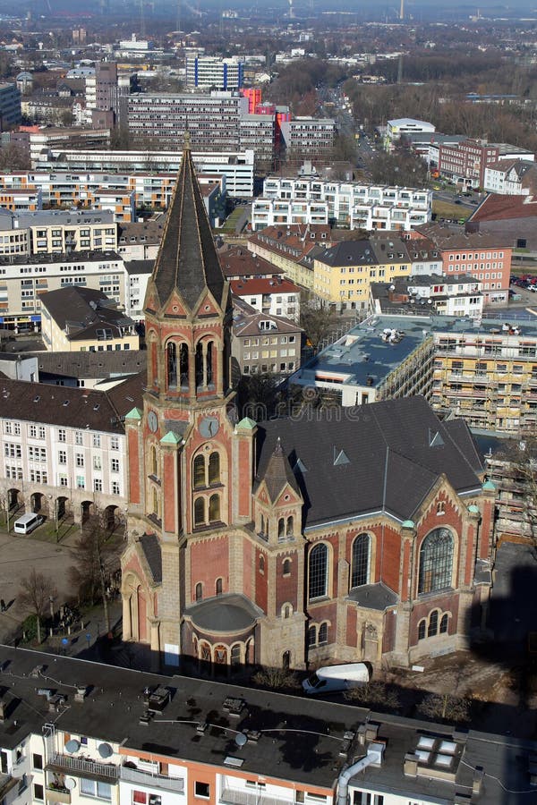 L horizon D Essen Allemagne  Photo stock Image du 