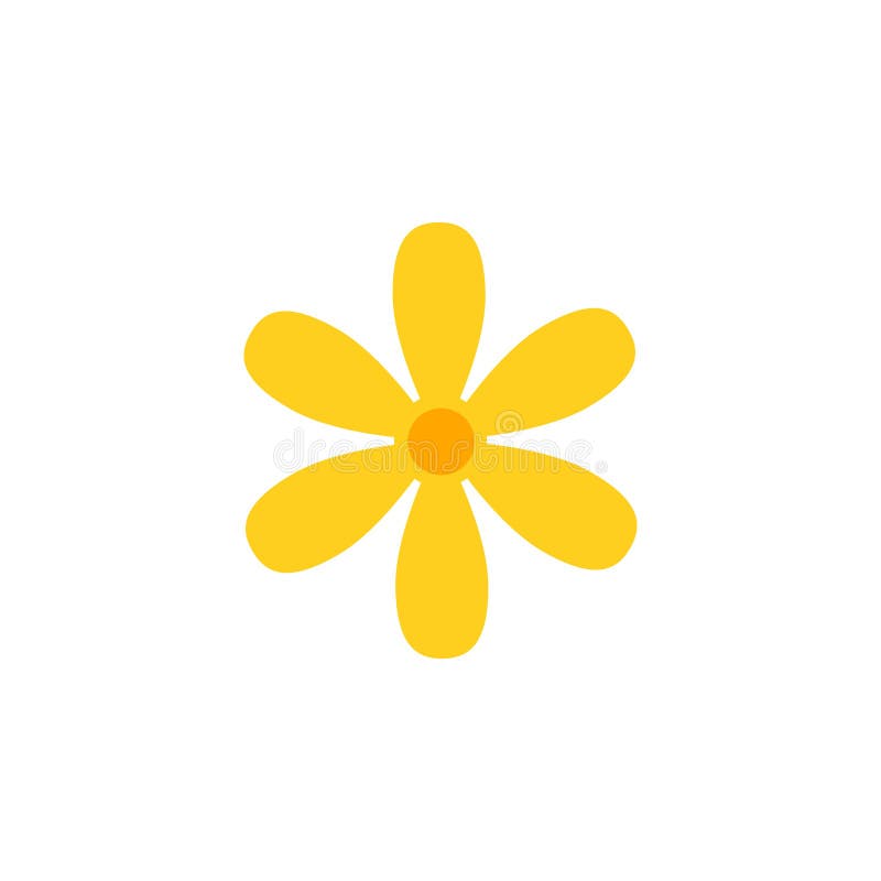 L'icône de vecteur de fleur a isolé Fleur simple de jardin dans le style de bande dessinée illustration libre de droits L'icône de vecteur de fleur a isolé Fleur simple de jardin dans le style de bande dessinée illustration libre de droits