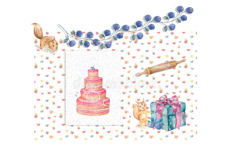 L Illustration De Carte De Voeux Avec L Ecureuil De Gateau D Anniversaire Et Le Bleu Pize La Boite Sur Le Style D Aquarelle De Fo Illustration Stock Illustration Du Avec Ecureuil L Illustration De Carte De Voeux Avec L Ecureuil De Gateau D Anniversaire Et Le Bleu Pize La Boite Sur Le Style D Aquarelle De Fo Illustration Stock Illustration Du Avec Ecureuil