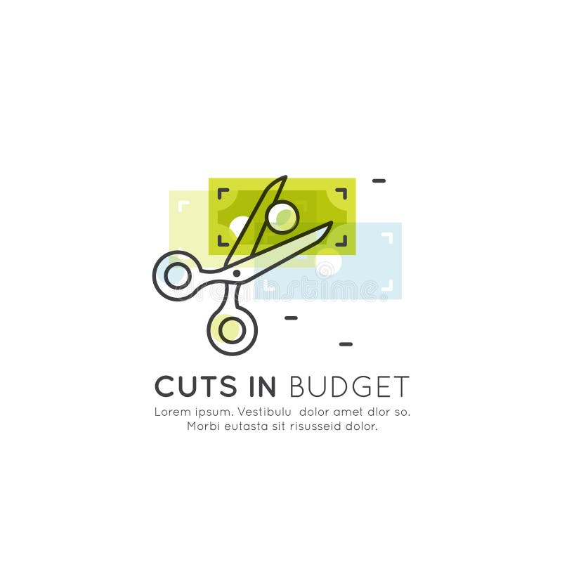 L'illustration de la compression budgétaire, réduisent des coûts, concept d'économie d'argent, paiement de carte de crédit ou de illustration libre de droits L'illustration de la compression budgétaire, réduisent des coûts, concept d'économie d'argent, paiement de carte de crédit ou de illustration libre de droits