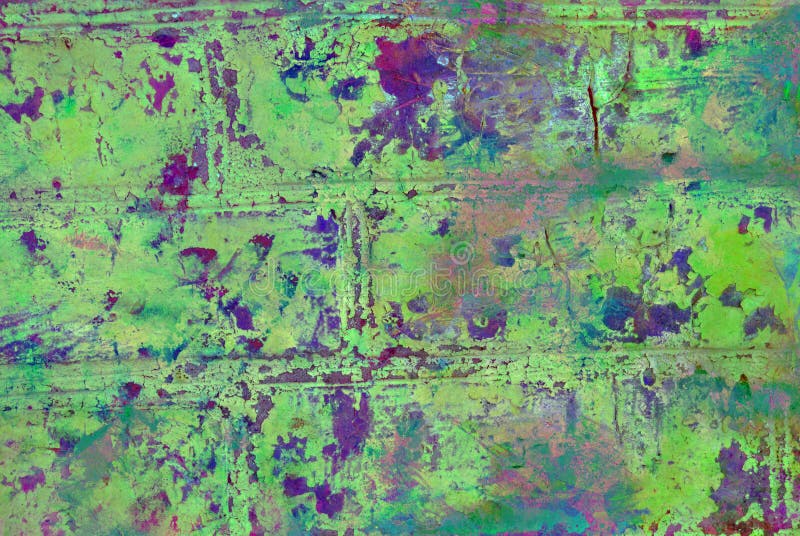 L'illustration de médias mélangés, couche peinte artistique de résumé dans la palette de couleurs verte et pourpre colorés éclabo illustration de vecteur L'illustration de médias mélangés, couche peinte artistique de résumé dans la palette de couleurs verte et pourpre colorés éclabo illustration de vecteur