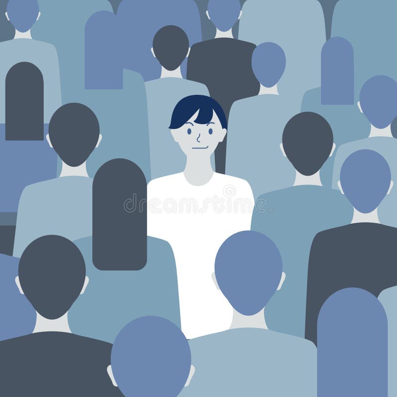 L'illustration de soit différent conceptuelle illustration stock L'illustration de soit différent conceptuelle illustration stock