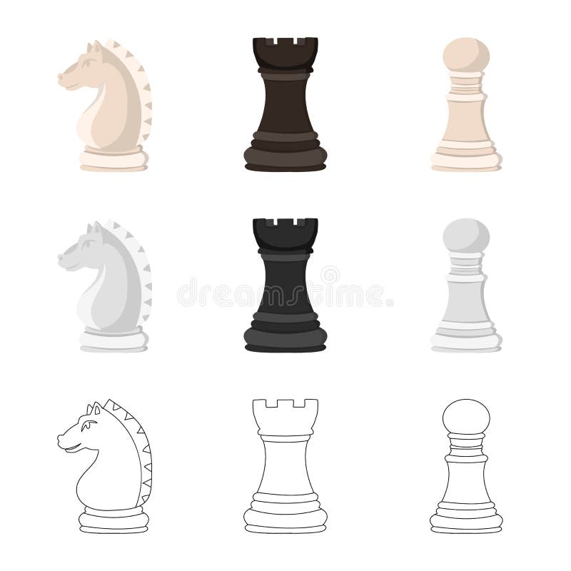 Isolated object of checkmate and thin sign. Collection of checkmate and target vector icon for stock. Isolated object of checkmate and thin sign. Collection of checkmate and target vector icon for stock.