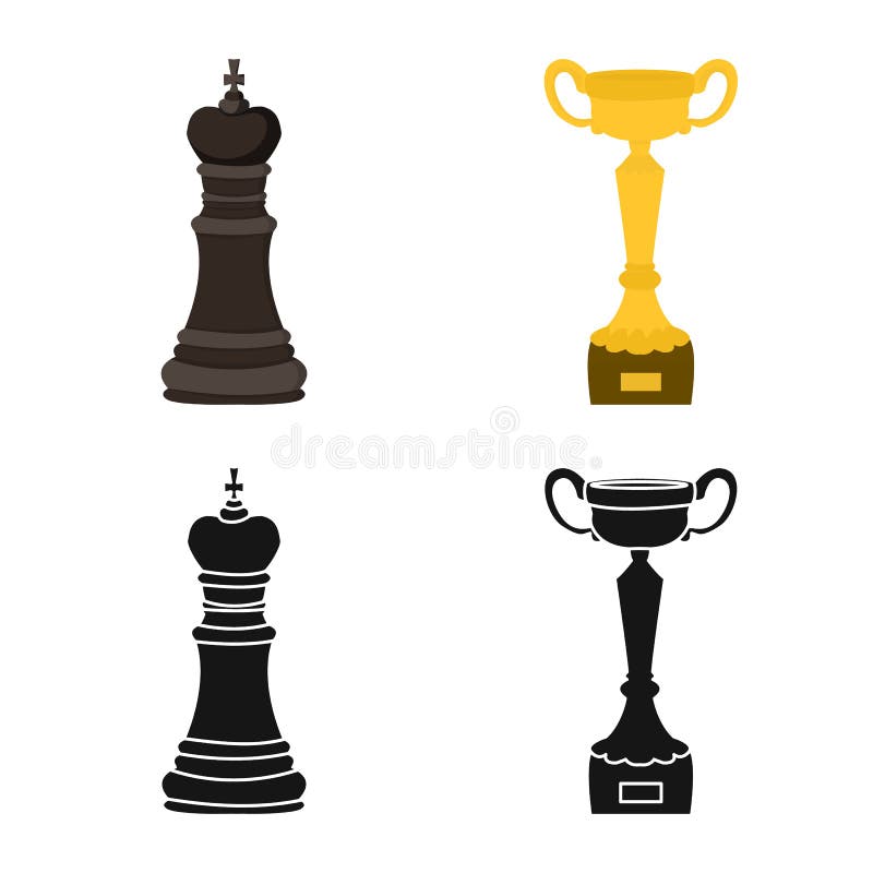 Isolated object of checkmate and thin symbol. Set of checkmate and target vector icon for stock. Isolated object of checkmate and thin symbol. Set of checkmate and target vector icon for stock.