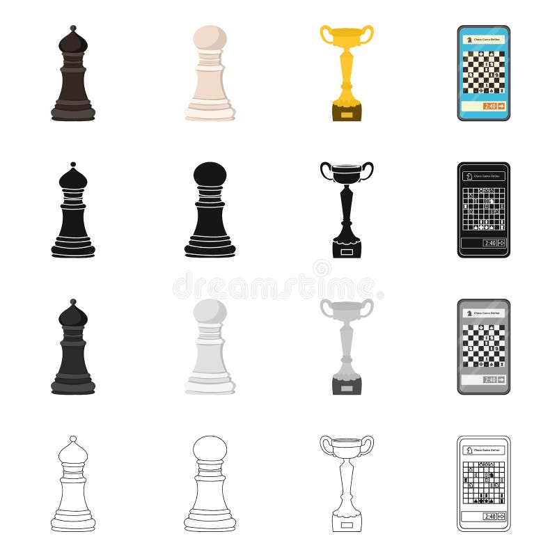 Isolated object of checkmate and thin sign. Collection of checkmate and target vector icon for stock. Isolated object of checkmate and thin sign. Collection of checkmate and target vector icon for stock.