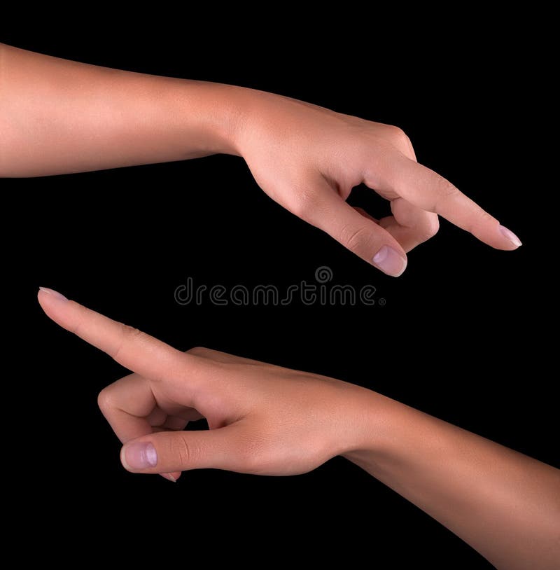 L'indication par les doigts ou le contact de la femme
