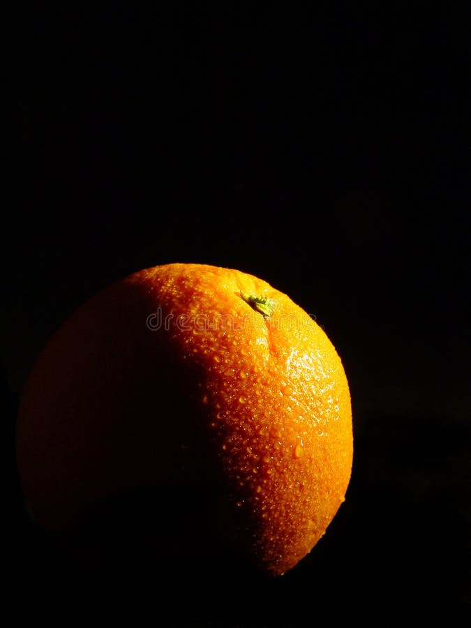 L'indicatore luminoso arancione fotografie stock L'indicatore luminoso arancione fotografie stock