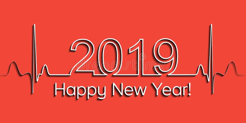 L'insegna medica di Natale, 2019 buoni anni, vector 2019 il battito cardiaco medico di stile di salute, stile di vita sano di con royalty illustrazione gratis L'insegna medica di Natale, 2019 buoni anni, vector 2019 il battito cardiaco medico di stile di salute, stile di vita sano di con royalty illustrazione gratis