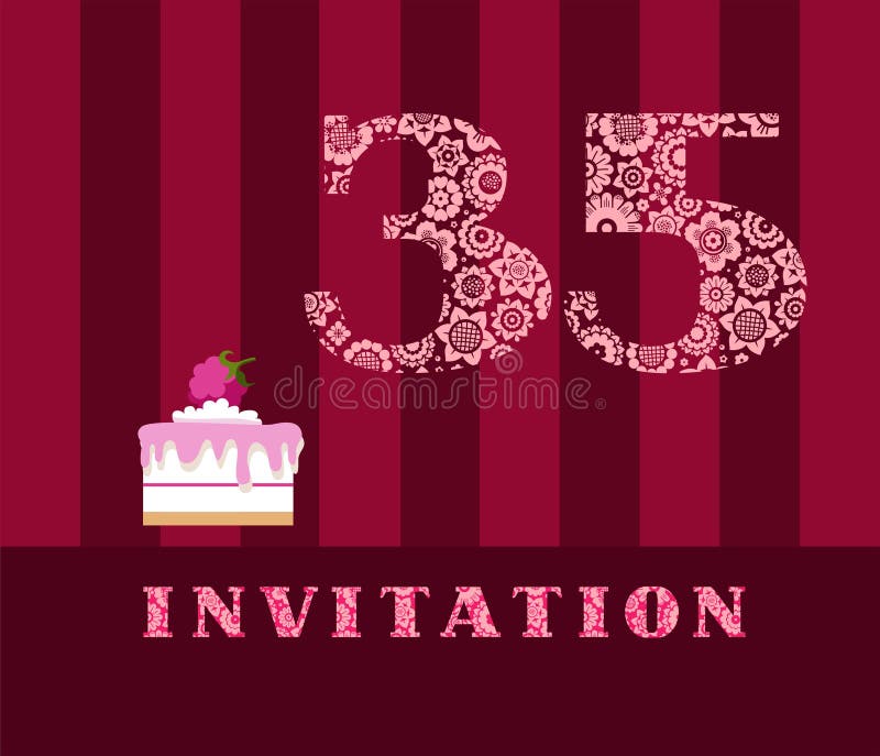 L Invitation Pendant 35 Annees Gateau Avec Des Framboises Vecteur Anglais Illustration De Vecteur Illustration Du Invitation Framboises L Invitation Pendant 35 Annees Gateau Avec Des Framboises Vecteur Anglais Illustration De Vecteur Illustration Du Invitation Framboises