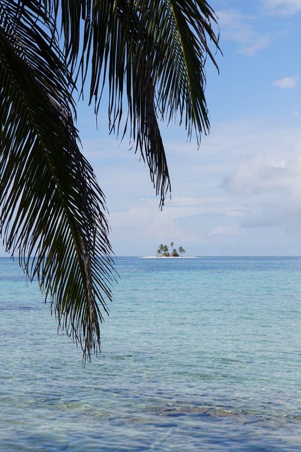 L'isola di San Blas con palme a Panama immagini stock libere da diritti L'isola di San Blas con palme a Panama immagini stock libere da diritti