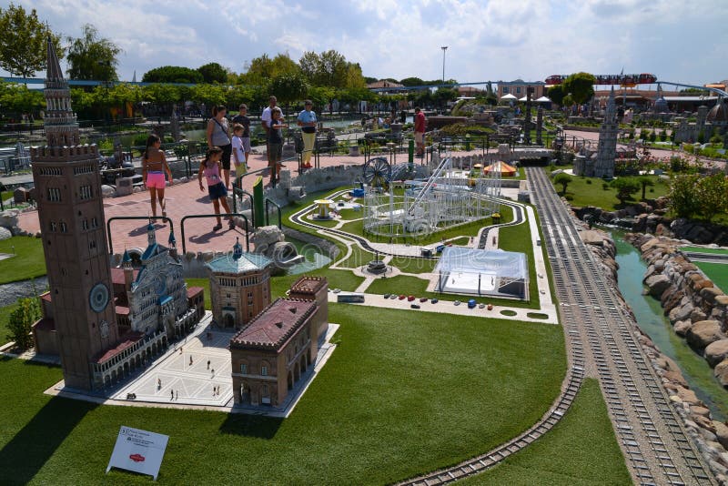 L'Italia in Miniatura - parco fotografie stock L'Italia in Miniatura - parco fotografie stock
