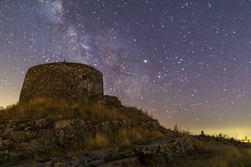 Tuscany Grosseto, Mount Amiata Arcidosso, the milky way seen from the hermitage of Monte Labbro, David Lazzaretti. Tuscany Grosseto, Mount Amiata Arcidosso, the milky way seen from the hermitage of Monte Labbro, David Lazzaretti