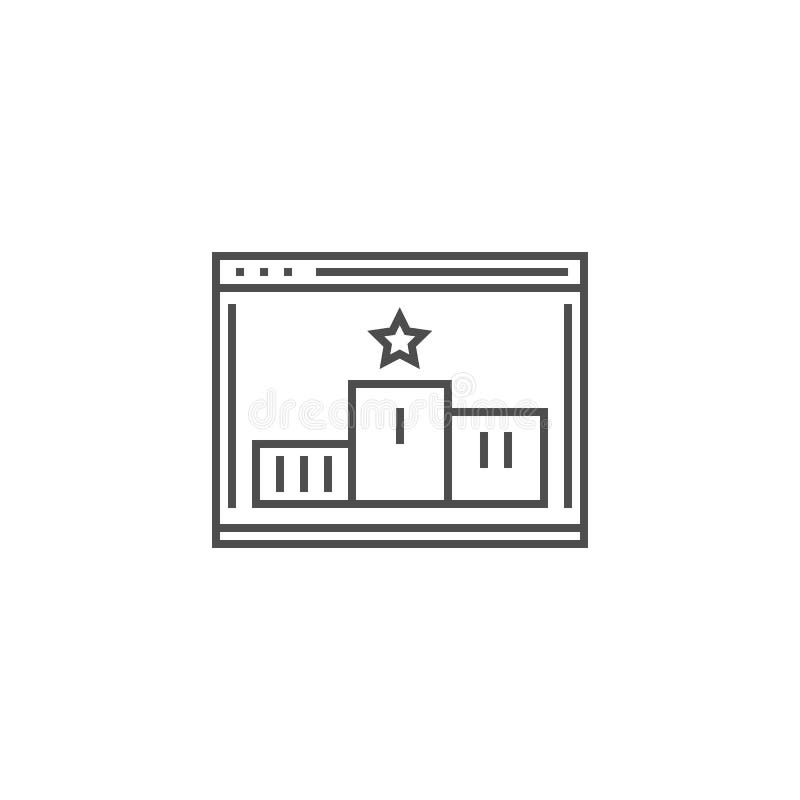 L?nea icono de la graduaci?n del sitio web libre illustration L?nea icono de la graduaci?n del sitio web libre illustration