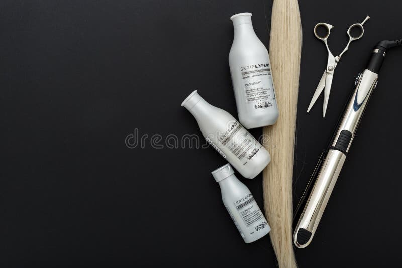 L`oreal professionnel Paris Serie Expert Silver hair professional products.Loreal shampoo cream mask for hair.Professional