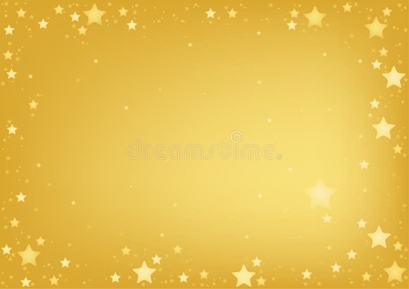 Gold Stars Background - abstract illustration as vector. Gold Stars Background - abstract illustration as vector