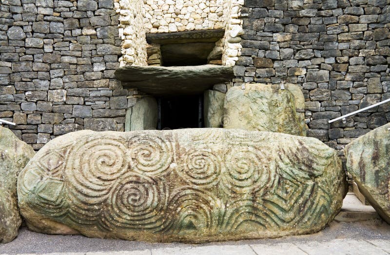 L'UNESCO de triple de spirale de newgrange d'héritage