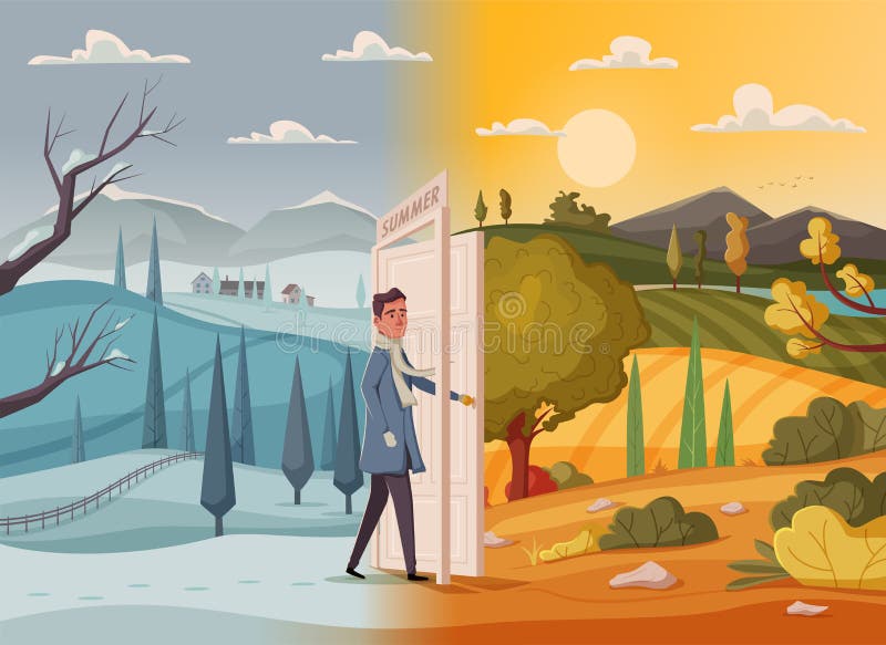 L'uomo va in tutto la porta aperta Paesaggio della valle Illustrazione di vettore del fumetto Manifesto dell'annata Benvenuto ad illustrazione di stock L'uomo va in tutto la porta aperta Paesaggio della valle Illustrazione di vettore del fumetto Manifesto dell'annata Benvenuto ad illustrazione di stock